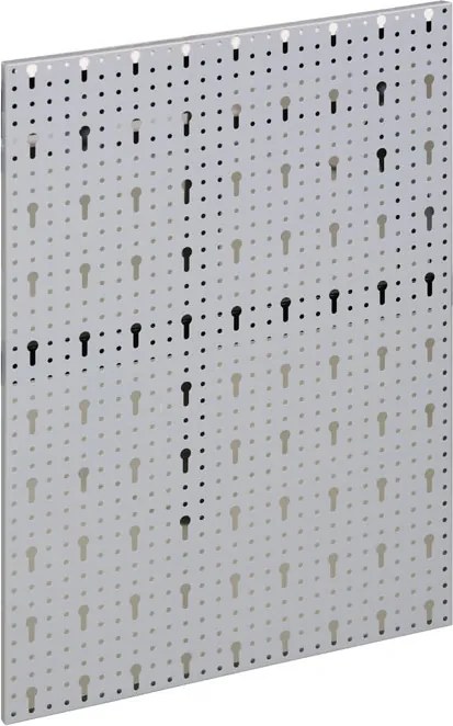 Závesný panel na náradie G1, perforovaný, 595 x 395 x 25 mm