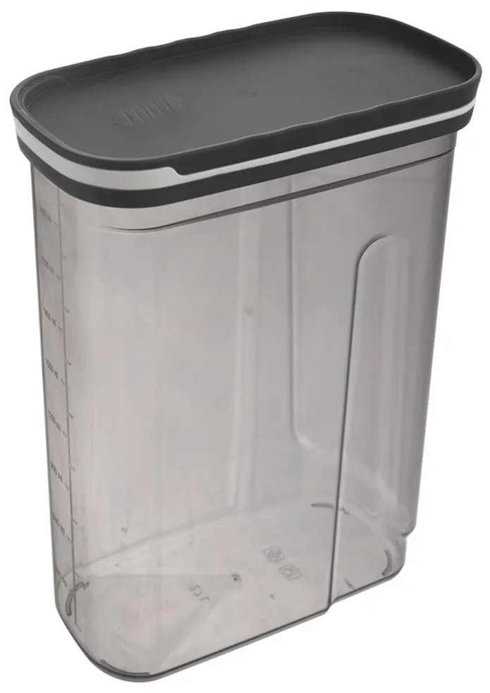 Orion Dóza na potraviny s dávkovacím viečkom, FOLY 2,7 l antracit