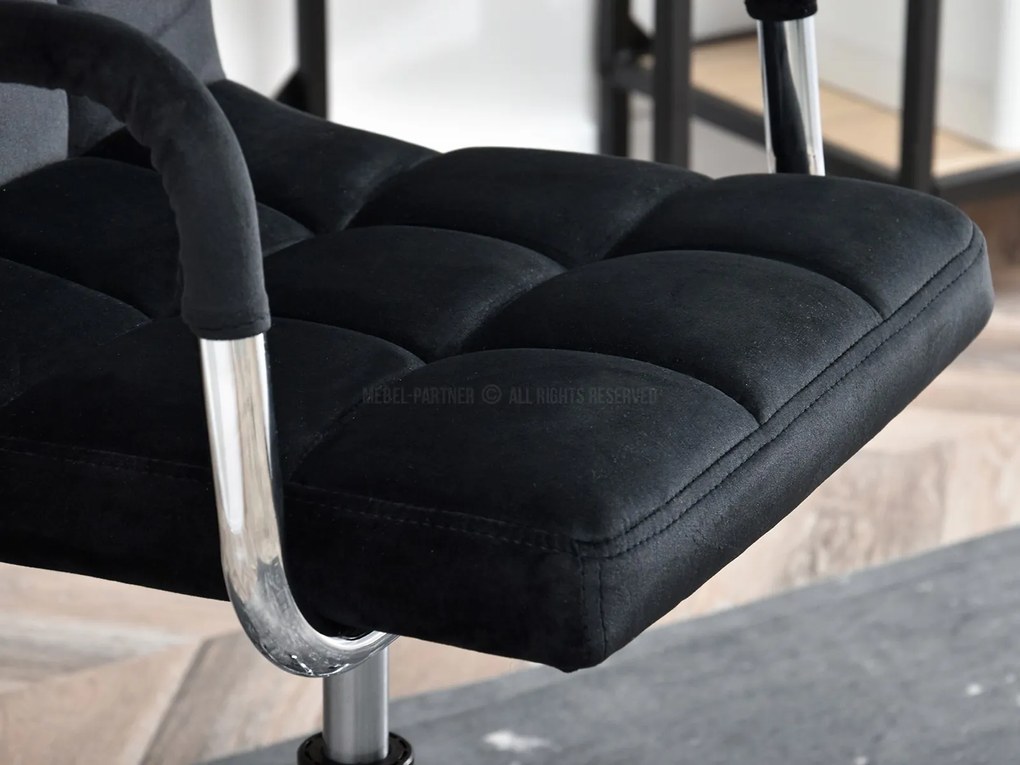 Stolička Elita (čierna + chrómová). Akcia -23%. Vlastná spoľahlivá doprava až k Vám domov. 1110023