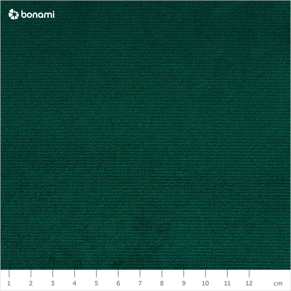 Tmavozelená zamatová rozkladacia rohová pohovka (pravý roh) Lofty Lilly – Miuform