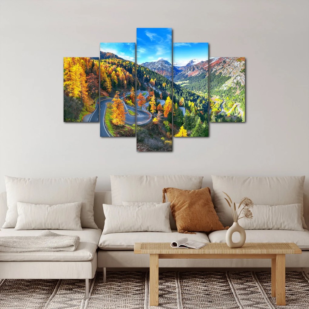 Obraz - Malojský priesmyk (150x105 cm)