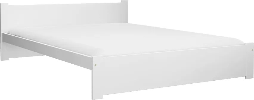 Posteľ IKAROS 120 x 200 cm, biela Rošt: S lamelovým roštom, Matrac: Matrac Coco Maxi 20 cm