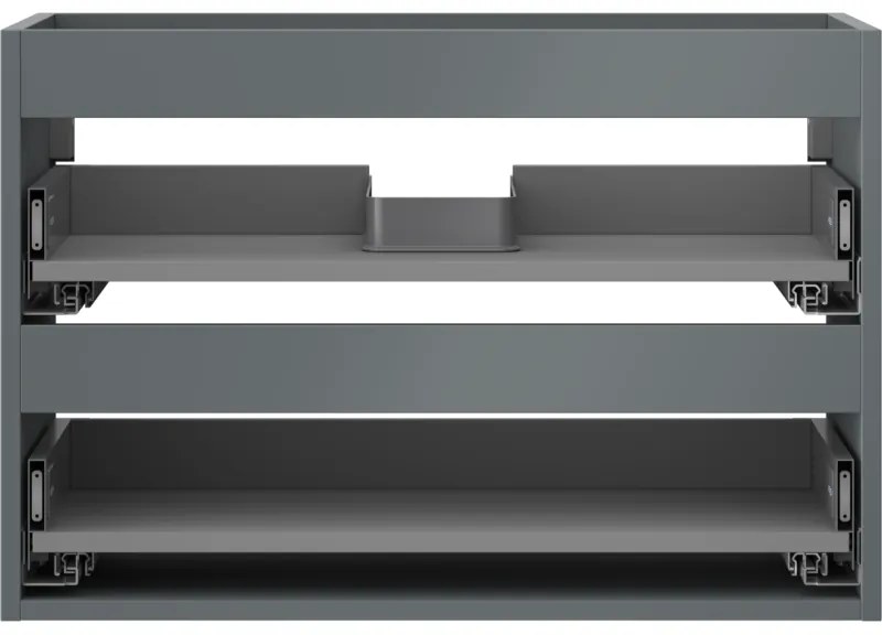 Mexen Box-A, závesná skrinka 70 cm, 2 zásuvky, grafitová matná, 91AX0-0700-470-2-66