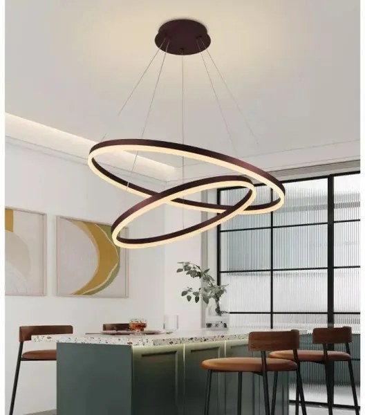 LED Stmievateľný luster na lanku LED/100W/230V 3000-6500K + diaľkové ovládanie