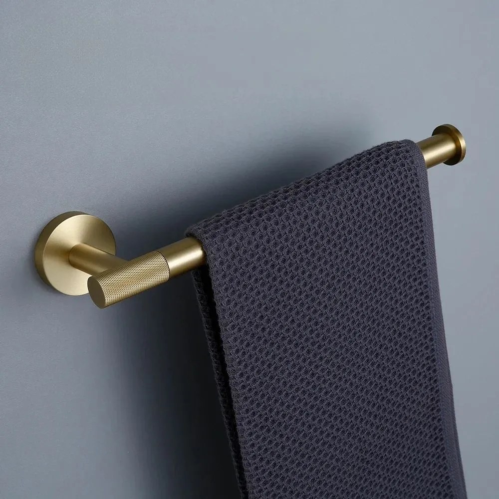 Rea Modern, kúpeľňový vešiak na uterák 26,5cm, 6610a, zlatá matná, REA-98015