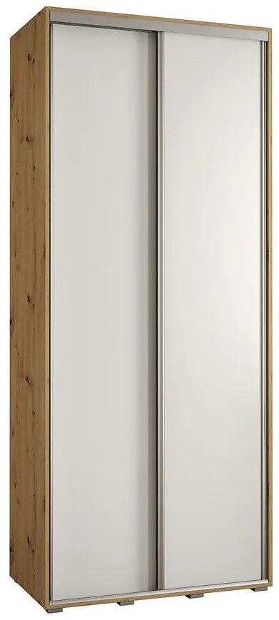 Skriňa 45 Canaris 1 120 artisan/biela/silver