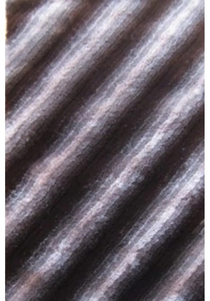 Luxusný kusový koberec Cros viskoza 3D hnedý, Velikosti 80x150cm