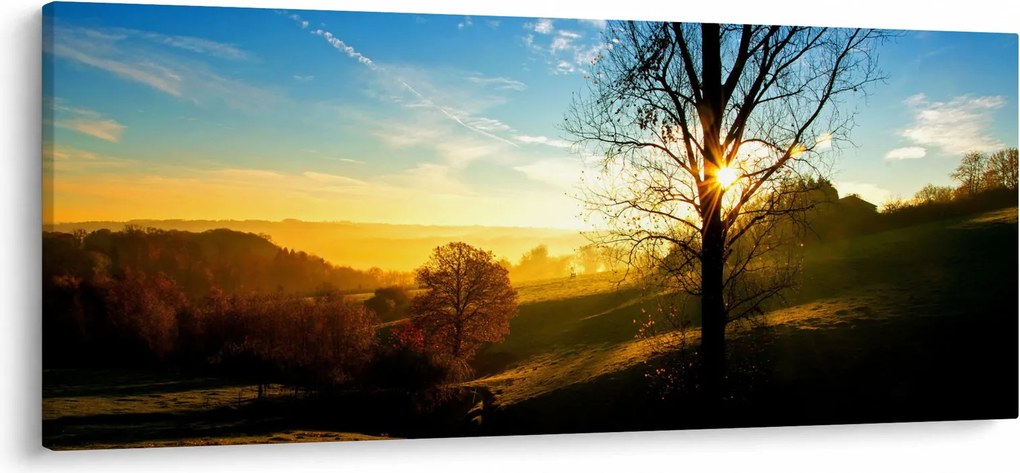 Obraz východu slnka (120x50 cm)