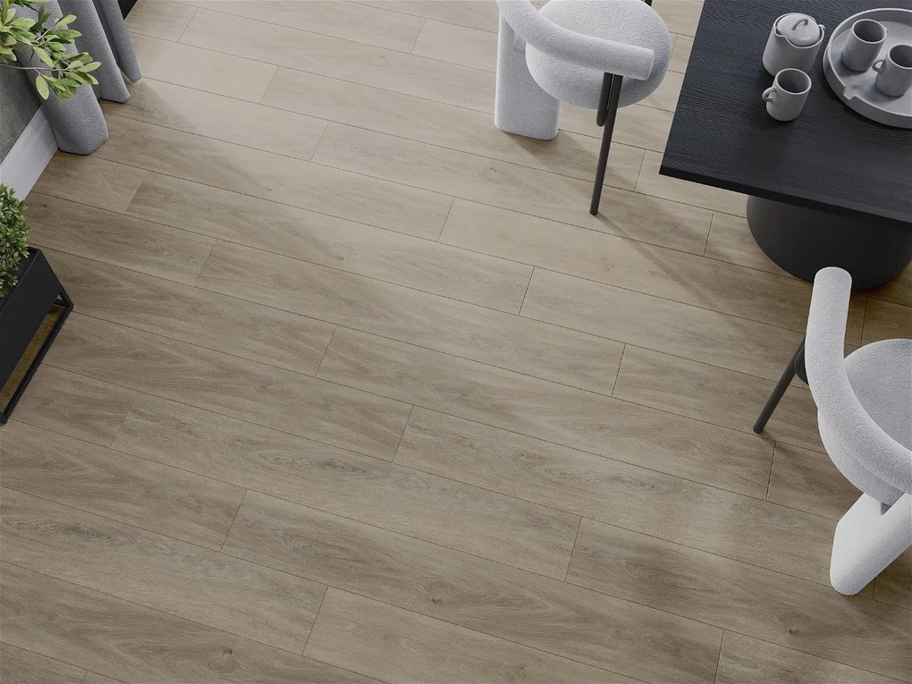 Mexen Parkland, vinylová podlaha 1240x182 mm SPC 6,5 mm, IXPE 1,5 mm, 4-stranná V-drážka, dub, F1024-1240-182-505-4V1-01