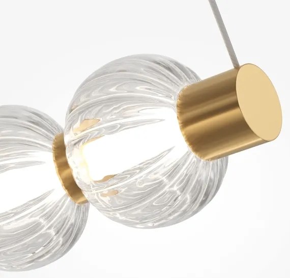 Maytoni MOD555PL-L35G3K - LED Luster na lanku AMULET LED/40W/230V 3000K zlatá