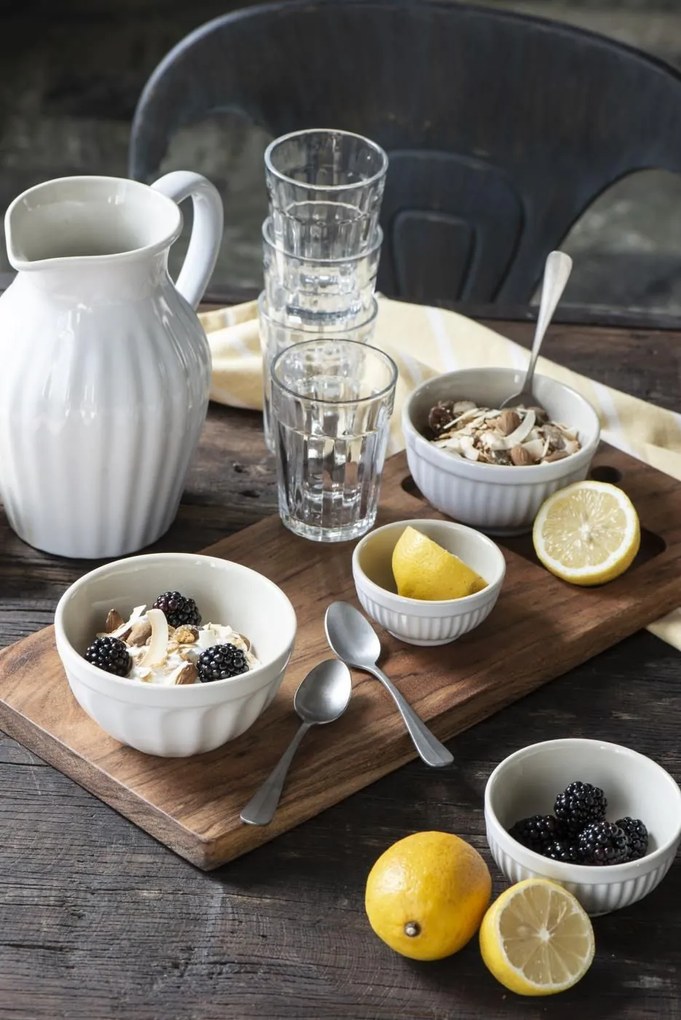 Ib Laursen Miska keramika biela 7 x 13 cm 350 ml