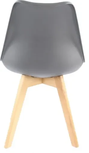 Bestent Jedálenské stoličky 4ks šedé škandinávsky štýl Basic