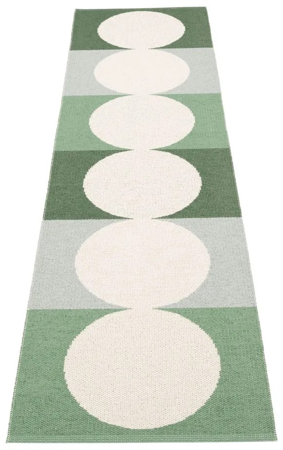 Zeleno-krémový vnútorný a vonkajší behúň 70x280 cm Otto Herb – Pappelina