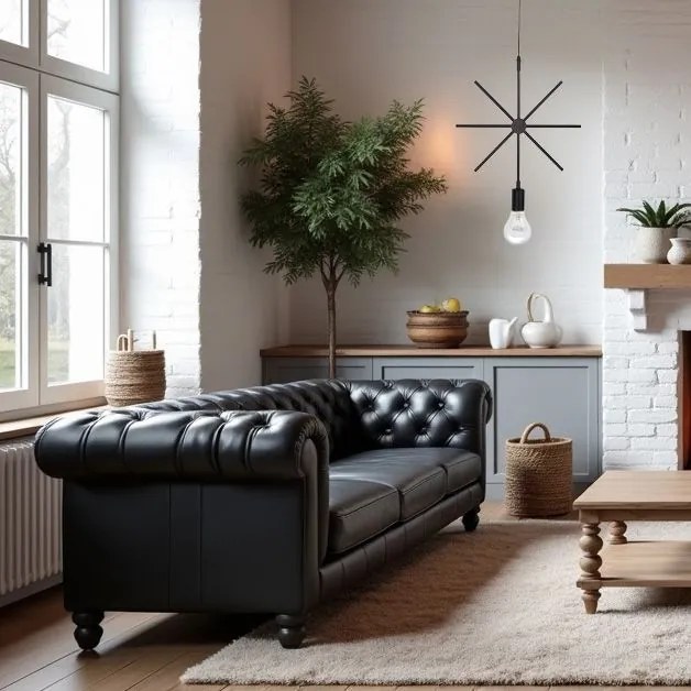 Toolight Toolight, závesné svietidlo Geometric/Hviezda, 1xE27, LE-02, čierna, OSW-00701