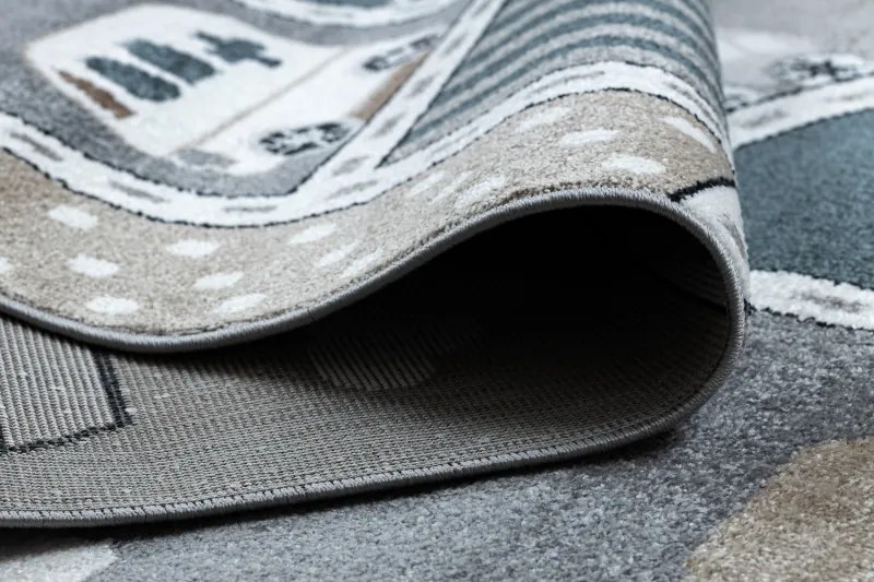 Dywany Łuszczów, Detský kusový koberec Fun Strade grey, 140x190, šedá, detská izba