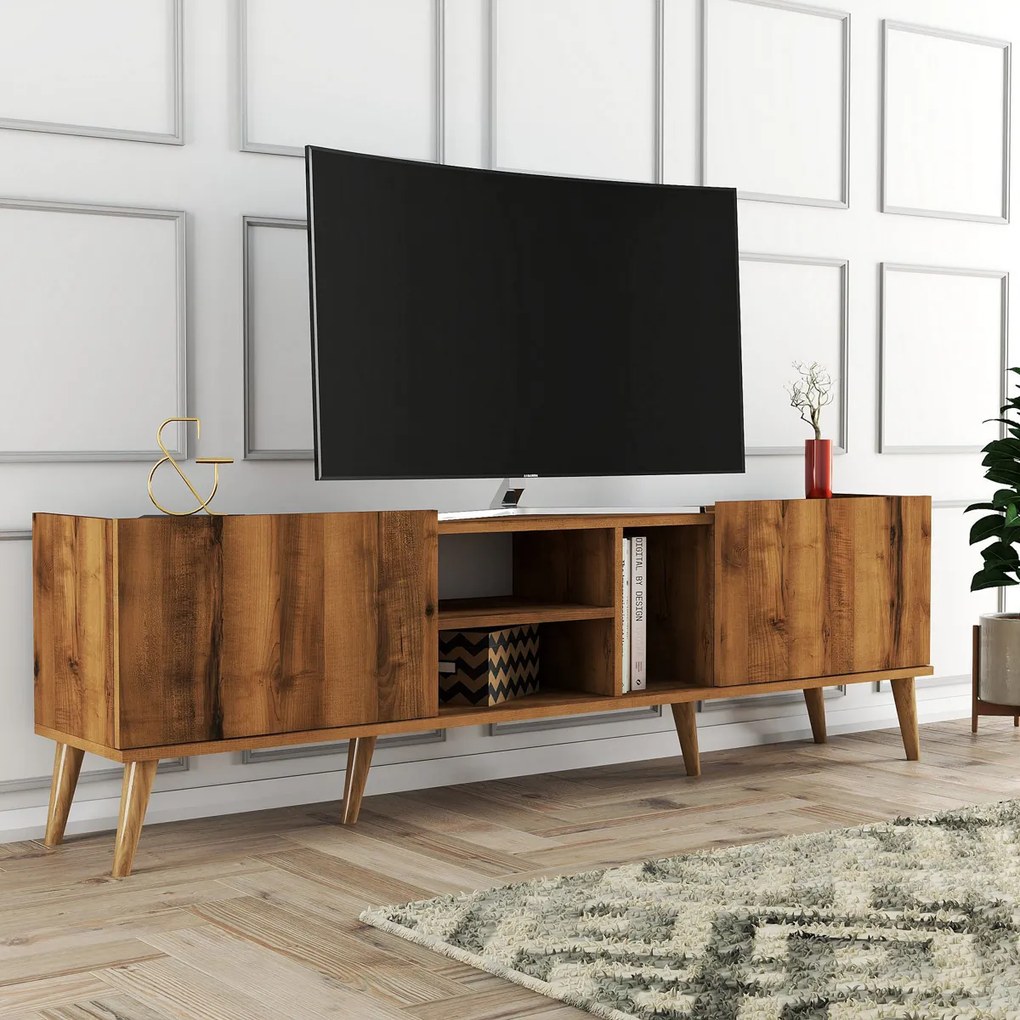 TV stolík Lotus Walnut