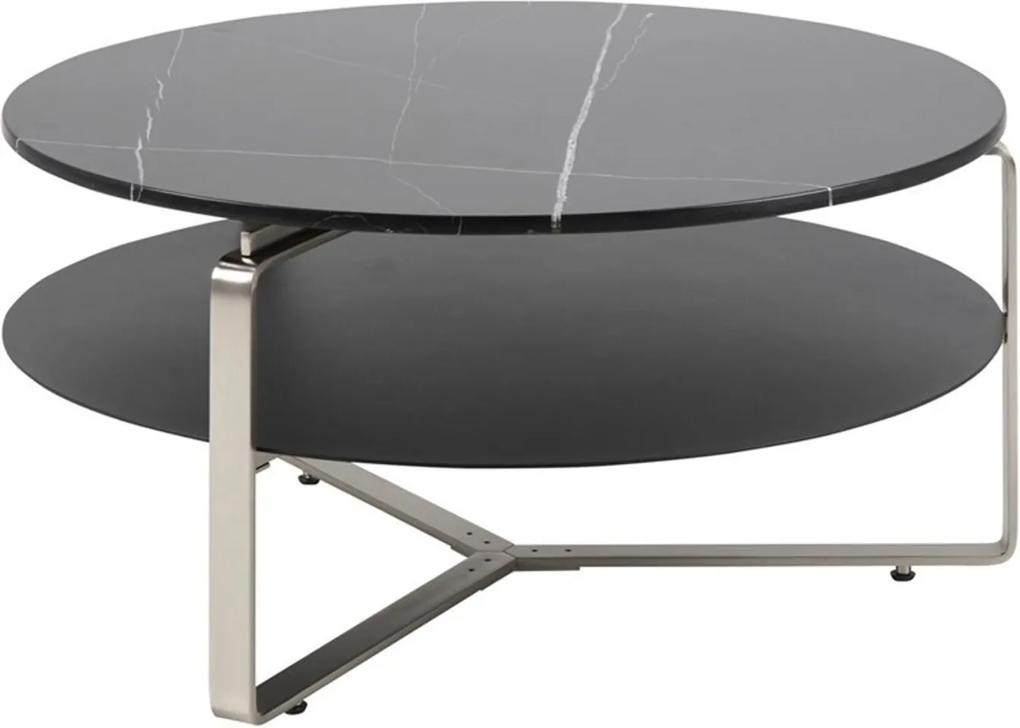 Luxusný okrúhly konferenčný stolík Bentlee 90 cm | BIANO