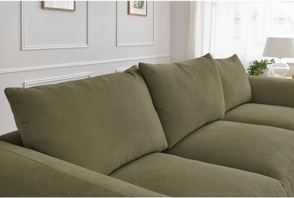 Svetlozelená pohovka 265 cm Ernest – Bobochic Paris