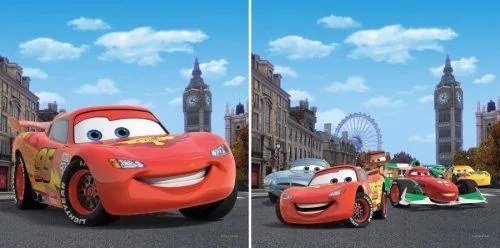 Detský vankúšik DISNEY AUTÁ 40x40 cm