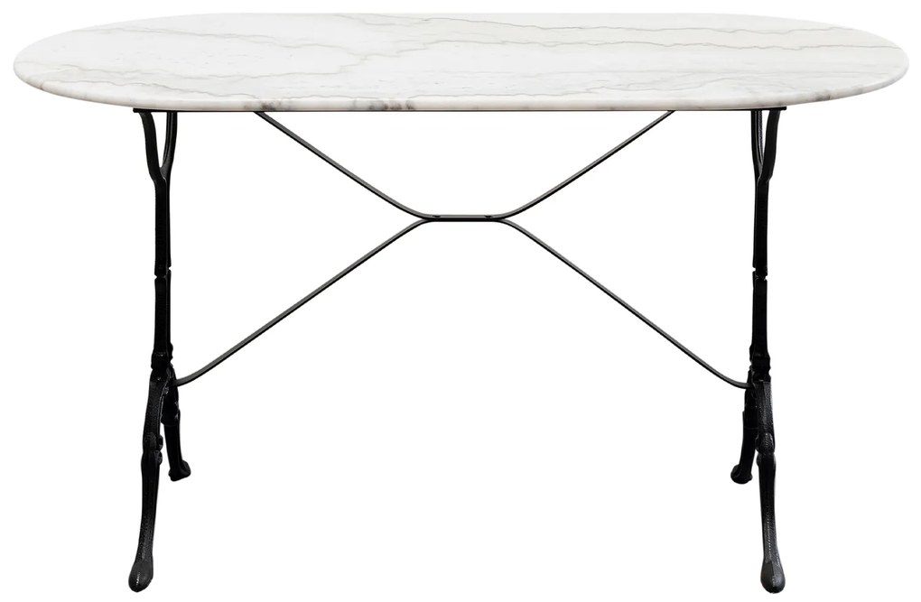 Kaffeehaus Bistro stolík biely 120x60 cm