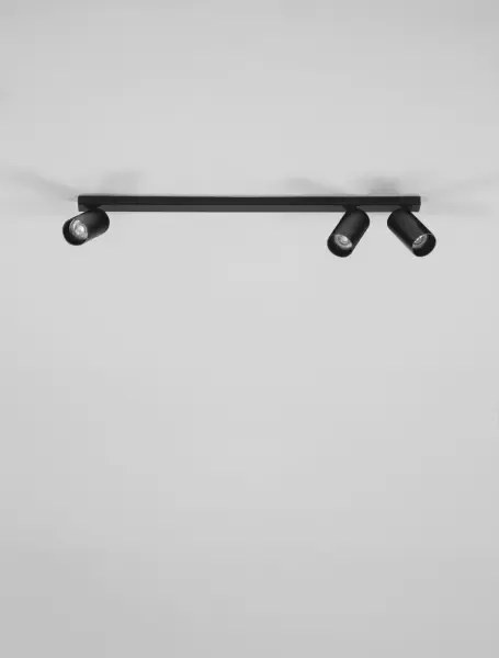 Minimalistické bodové svietidlo Oso 3 Čierna