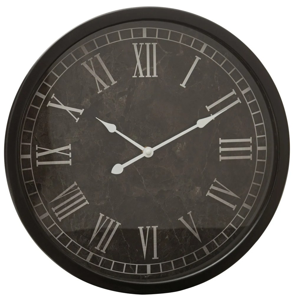 Dekoračné hodiny 40x7x40 cm čierna