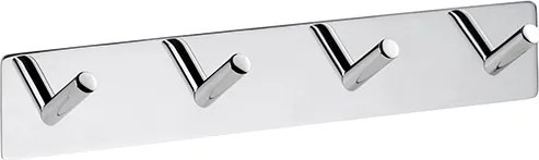 Bemeta Design EASY: Vešiak, so 4 háčikmi, lesk - 163106291