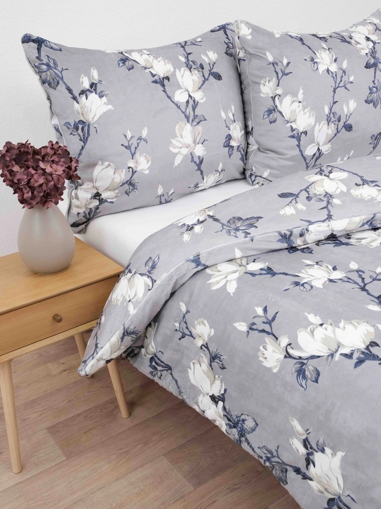 Francúzske obliečky mikroplyš Digital – Johari šedé