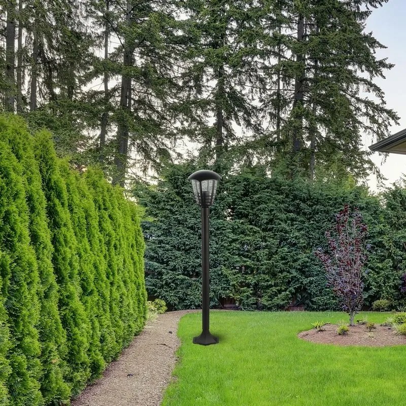Rabalux MARSEILLE záhradné stĺpikové svietidlo max. 1x60W | E27 | IP44 - čierne, 8568