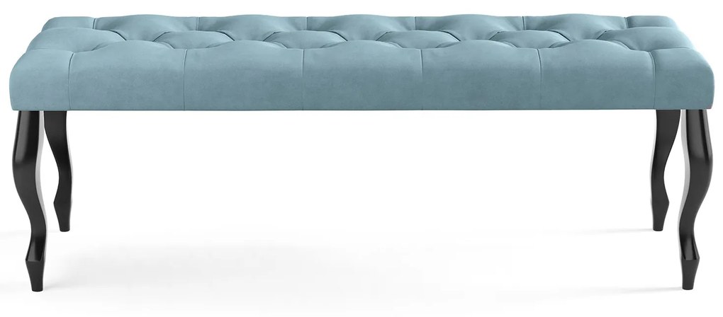Lavica CHESTERFIELD 40x40 cm Modrá
