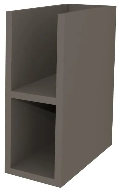 Mereo, Mereo Aira, kúpeľňová skrinka 20 cm, spodná, Multidecor, Lávovo sivá, MER-CN797SLAS1