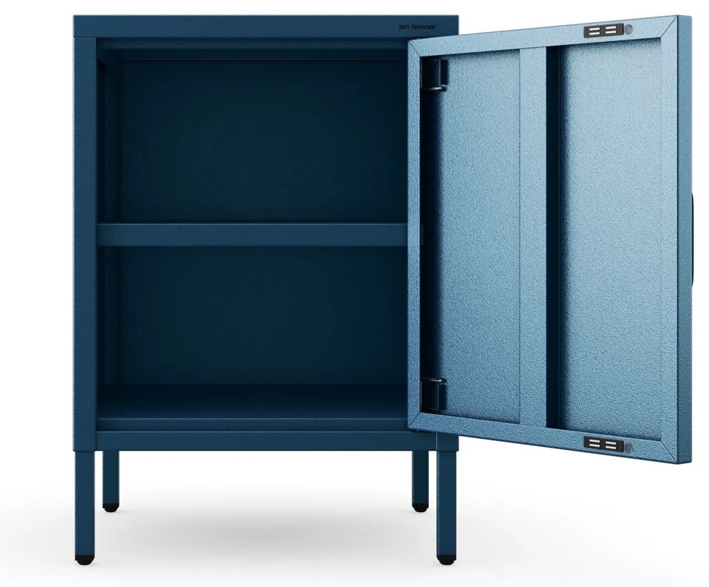 Nočný stolík MIA, 424 x 595 x 400 mm, Modern: tmavomodrá farba