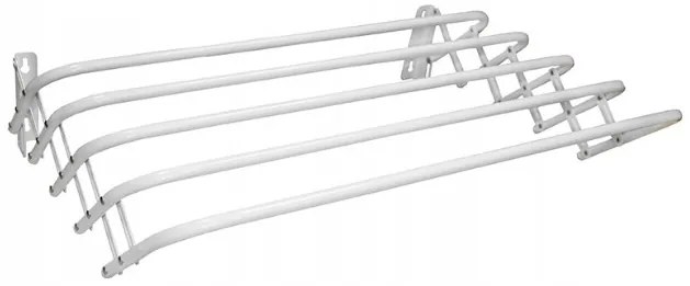 Erga Model 103 super, nástenný rozkladací sušiak bielizne 60,5x9x15 cm, biela, ERG-SEP-10SUSHARSUP60