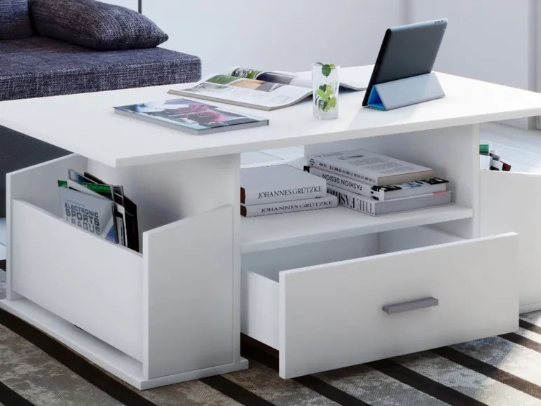 VCM Konferenčný stolík Junata (biela)  (100293434)