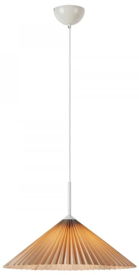 Markslöjd 108710 - Luster na lanku PLISADO 1xE27/40W/230V pr. 50 cm béžová