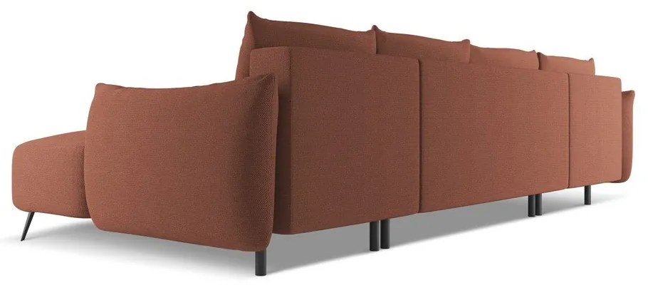 Ružová rohová pohovka Malie – Makamii