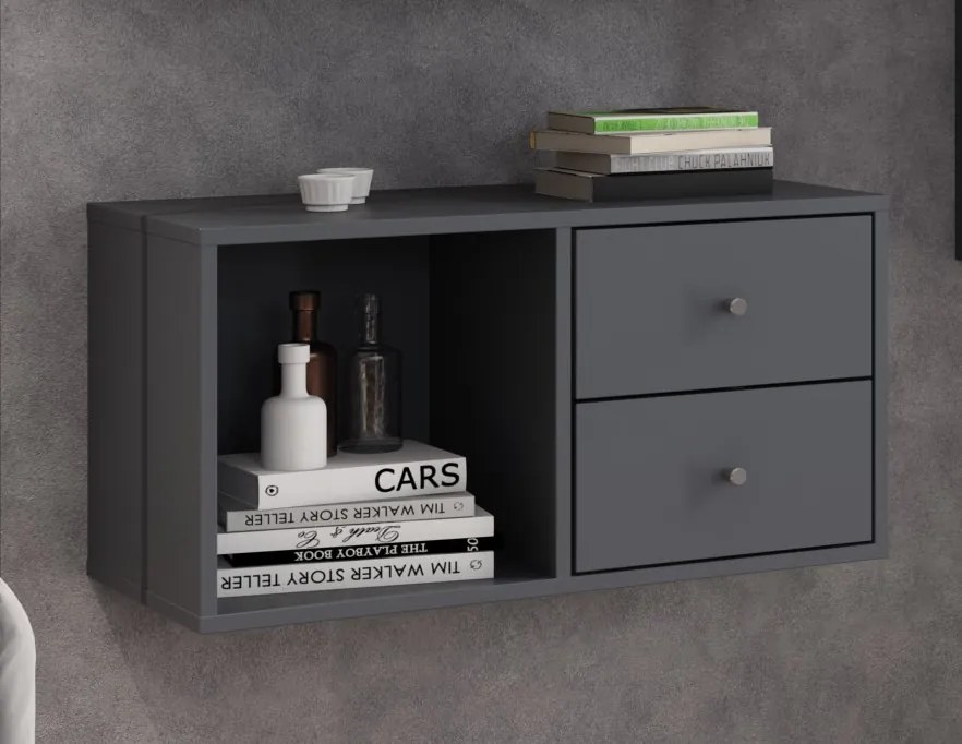 Súprava zásuviek (2 ks) Jerry, grafit