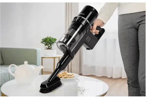 Sencor - Bezdrôtový tyčový vysávač 2v1 250W/2200 mAh čierna