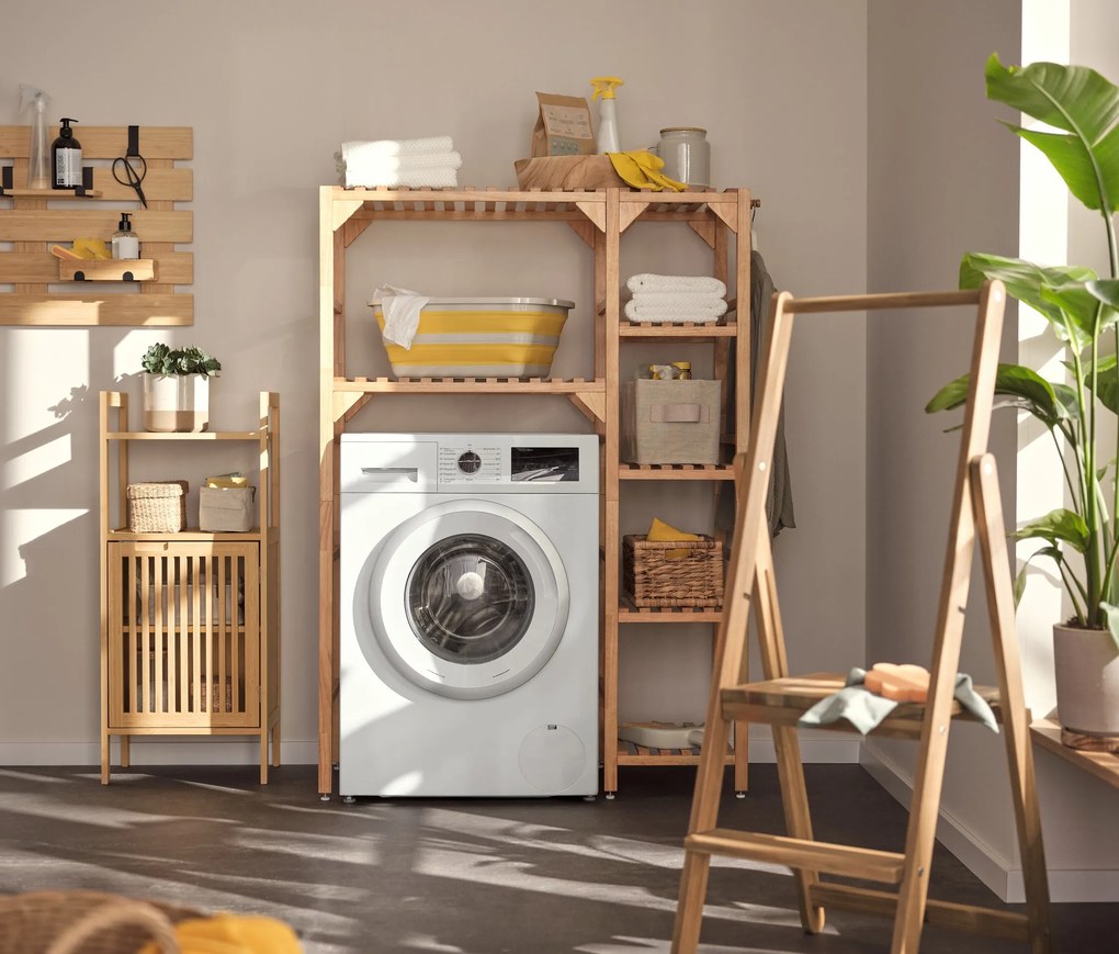 Malý rebrík z masívneho dreva