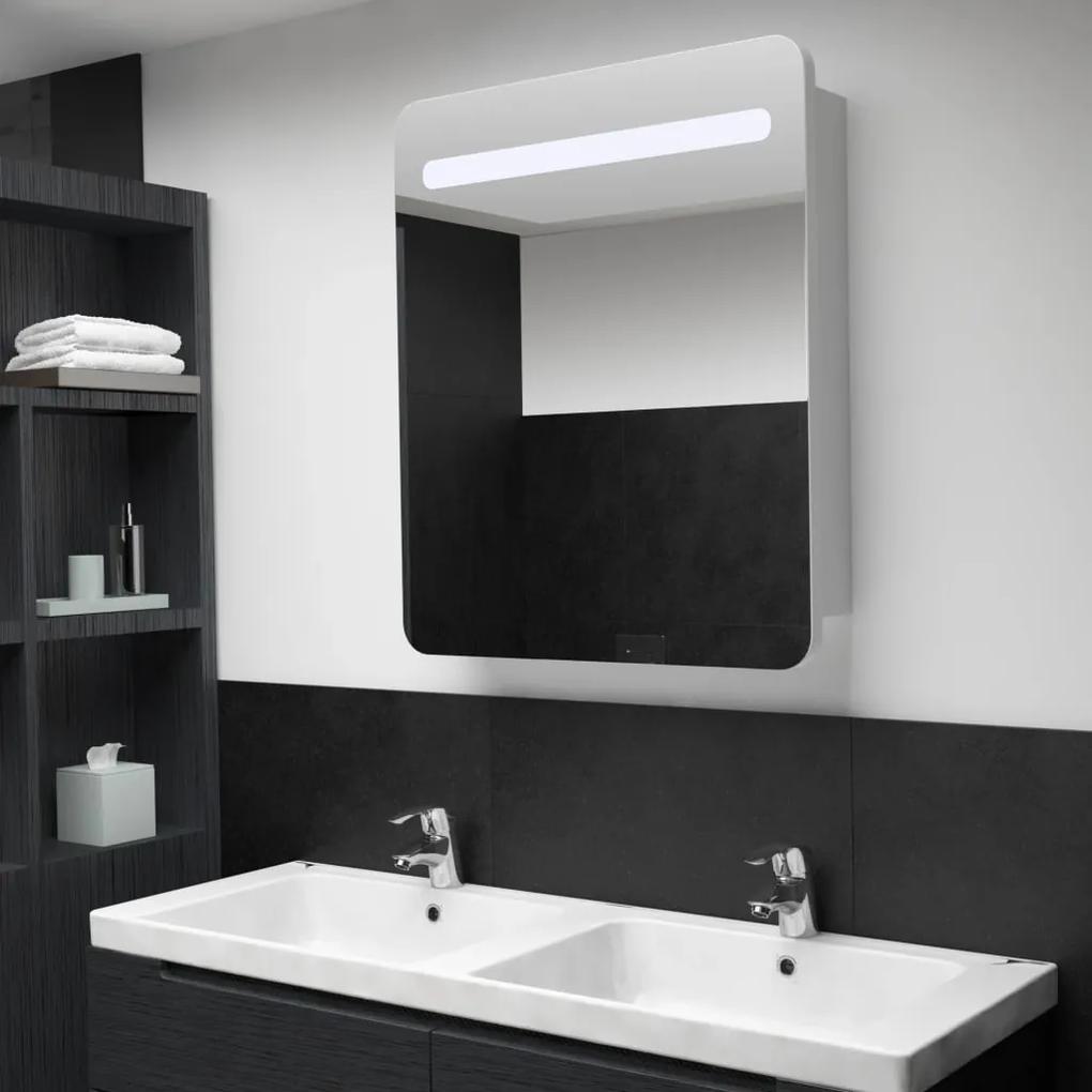 LED kúpeľňová zrkadlová skrinka 68x9x80 cm