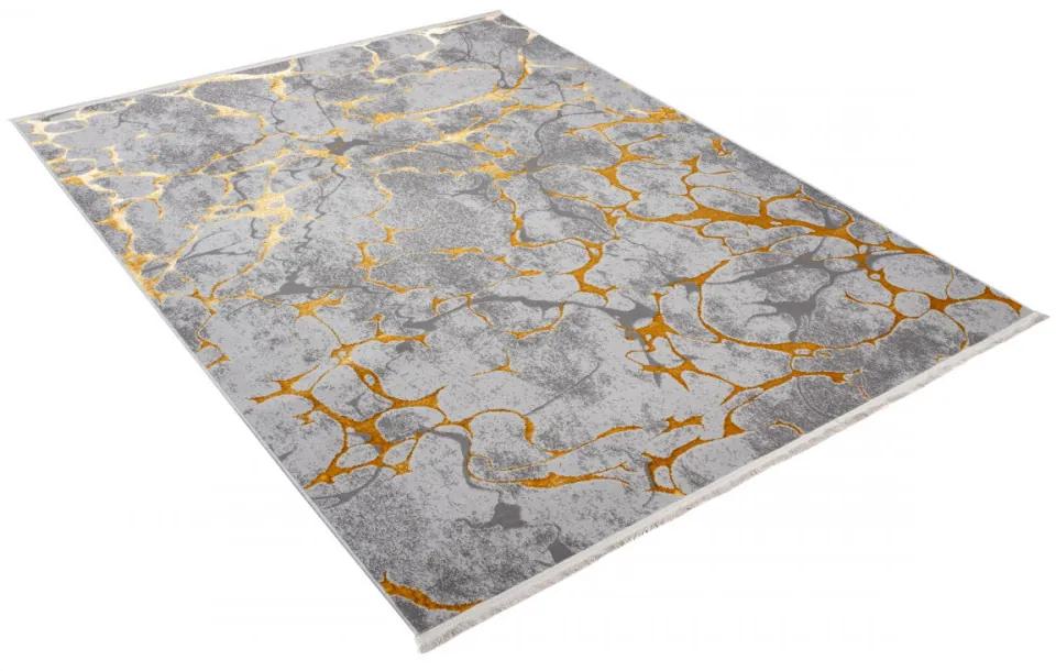 Kusový koberec Silema zlato sivý 80x200cm