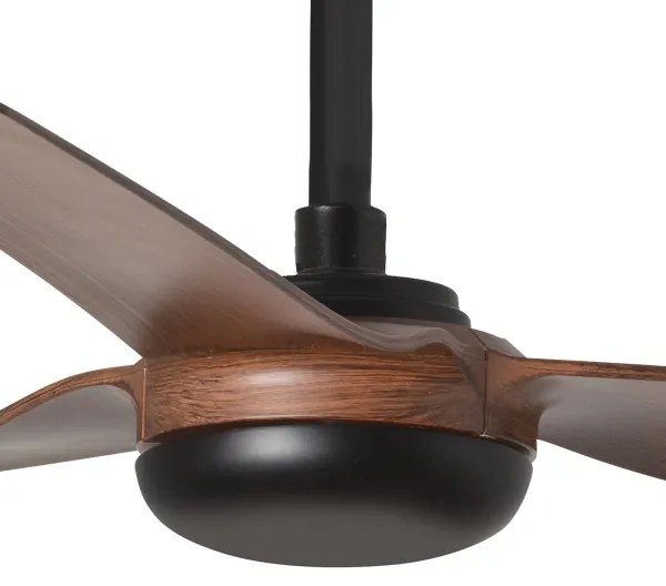 FARO 33817WT-Stropný ventilátor PUNT M hnedá/čierna pr.132 cm WT+ diaľkové ovládanie