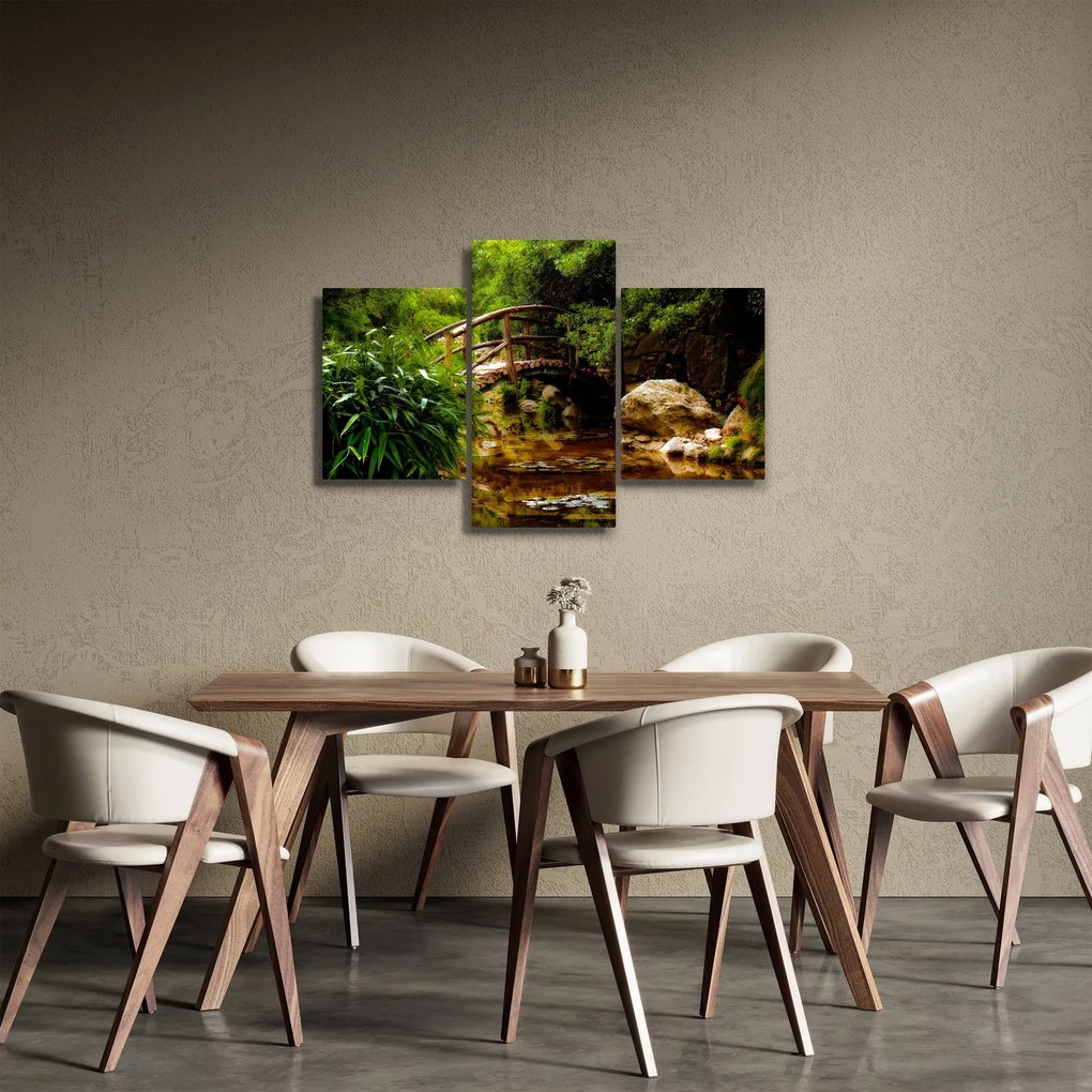 Obraz - Most cez riečku (90x60 cm)