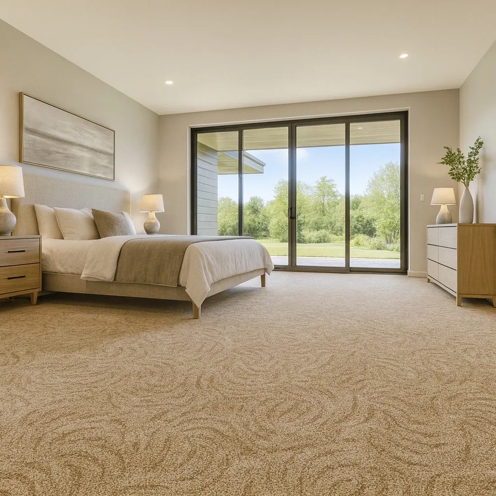 AladinWorld Expres, AKCIA: 120x170 cm Kusový koberec Scroll béžový - obšitý zo všetkých strán, šíře, béžová, filc, detská izba