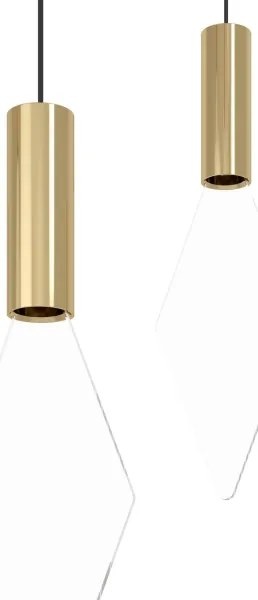 Eglo 390359-LED Stmievateľný luster na lanku MIRADOR 10xLED/3W/230V pr. 58cm zlatá