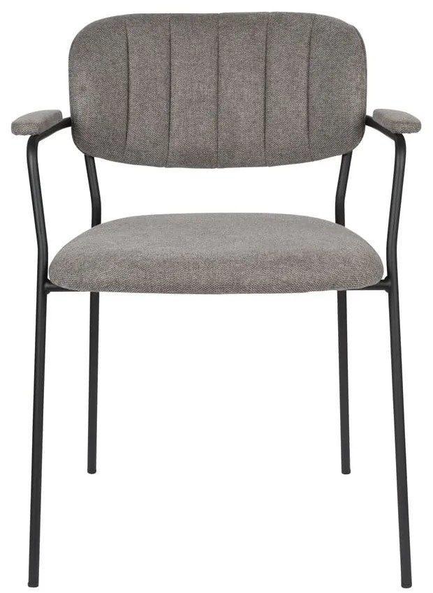 Svetlosivé jedálenské stoličky v súprave 2 ks Jolien – White Label