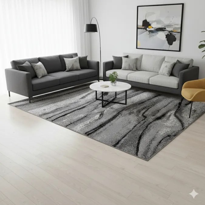 DC Koberec PP 006 sivá Rozmer: 200×300 cm