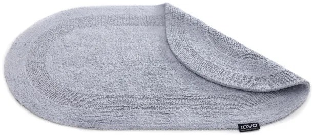 Kúpeľňový koberček Javo Cotton popolový ovál