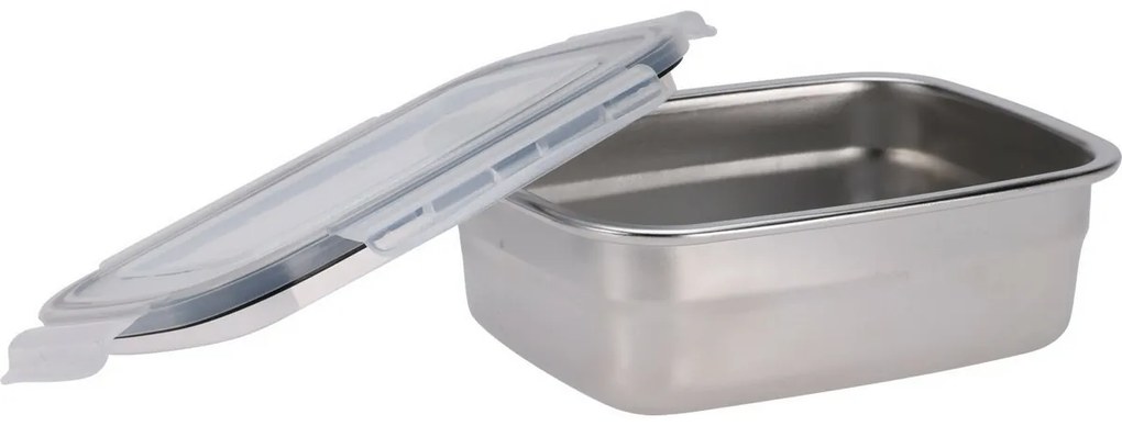 Excellent Houseware Nerezová nádoba s plastovýmviečkom 500 ml, 0,5 l