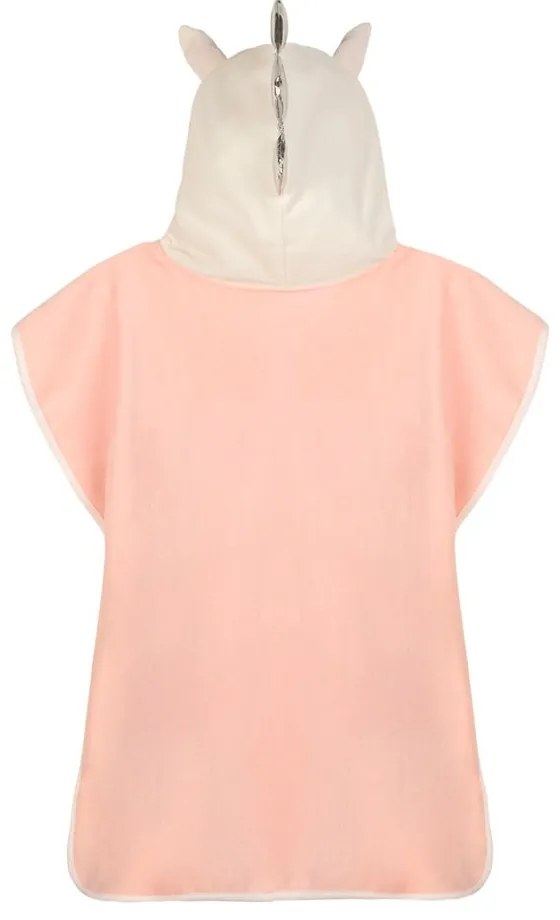 Ružové bavlnené detské pončo Lola – Good Morning